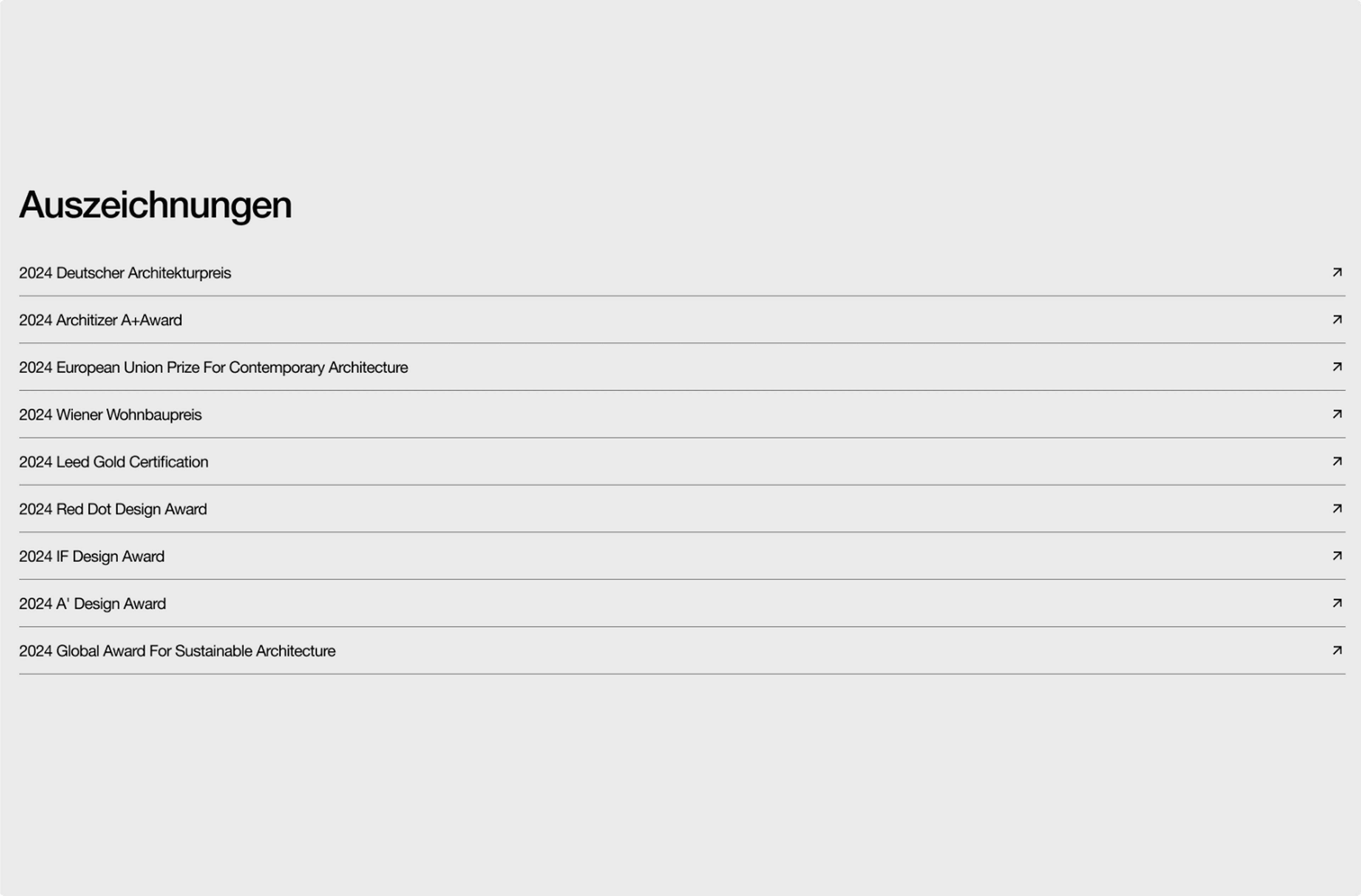 Heininger Ingenieure — Auszeichnungen