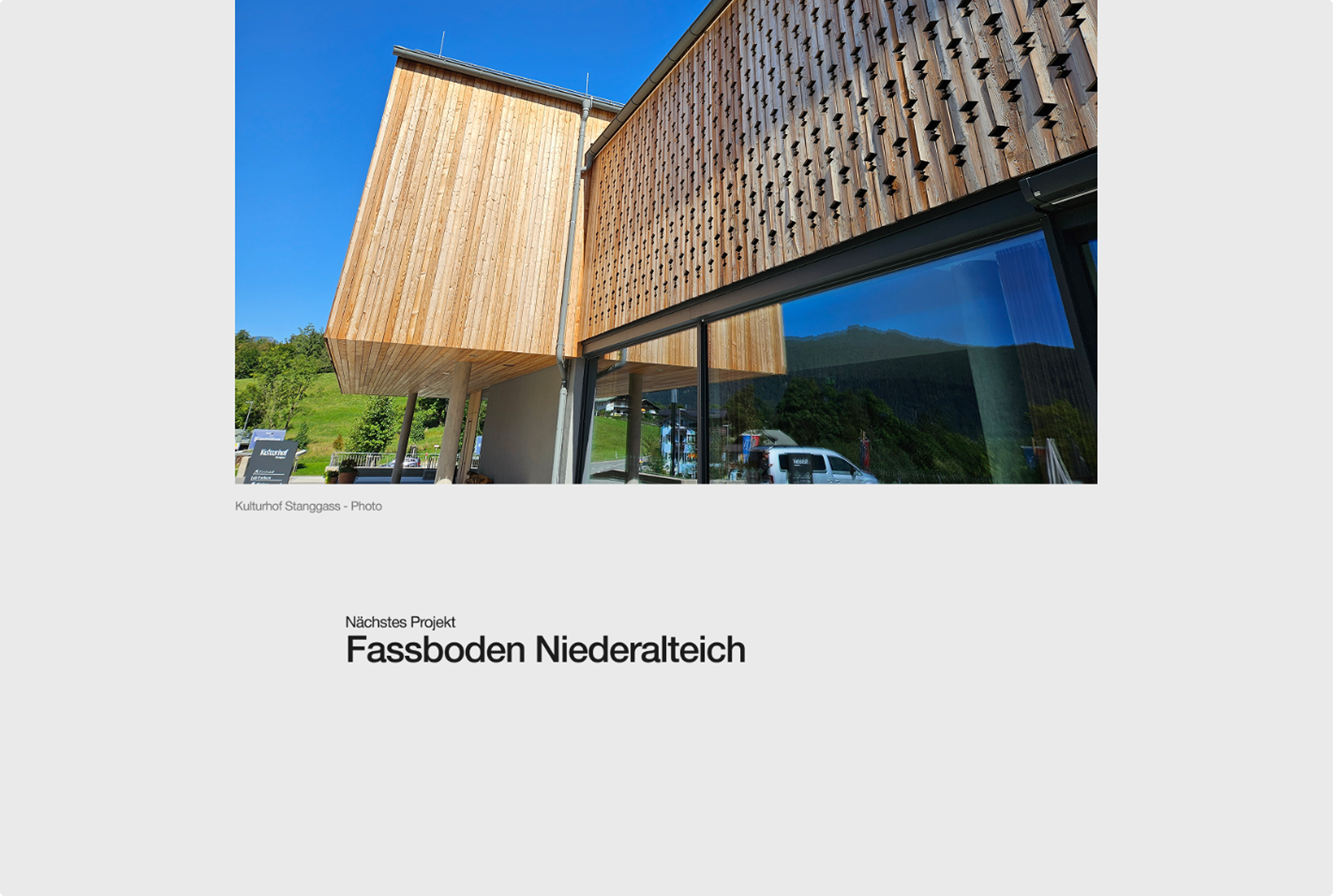 Heininger Ingenieure — Fassboden Niederalteich, next project cross-link
