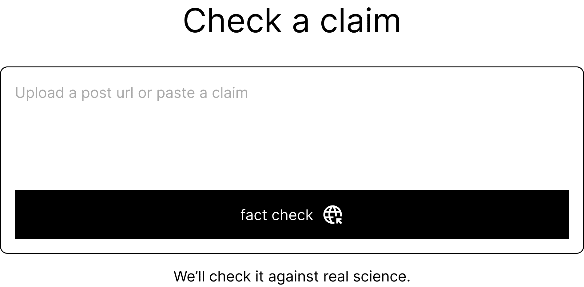 Shitcheck app